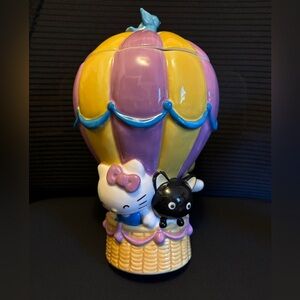 Hello Kitty hot air balloon cookie jar by Blu Sky NEW